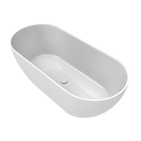 white freestanding bathtub