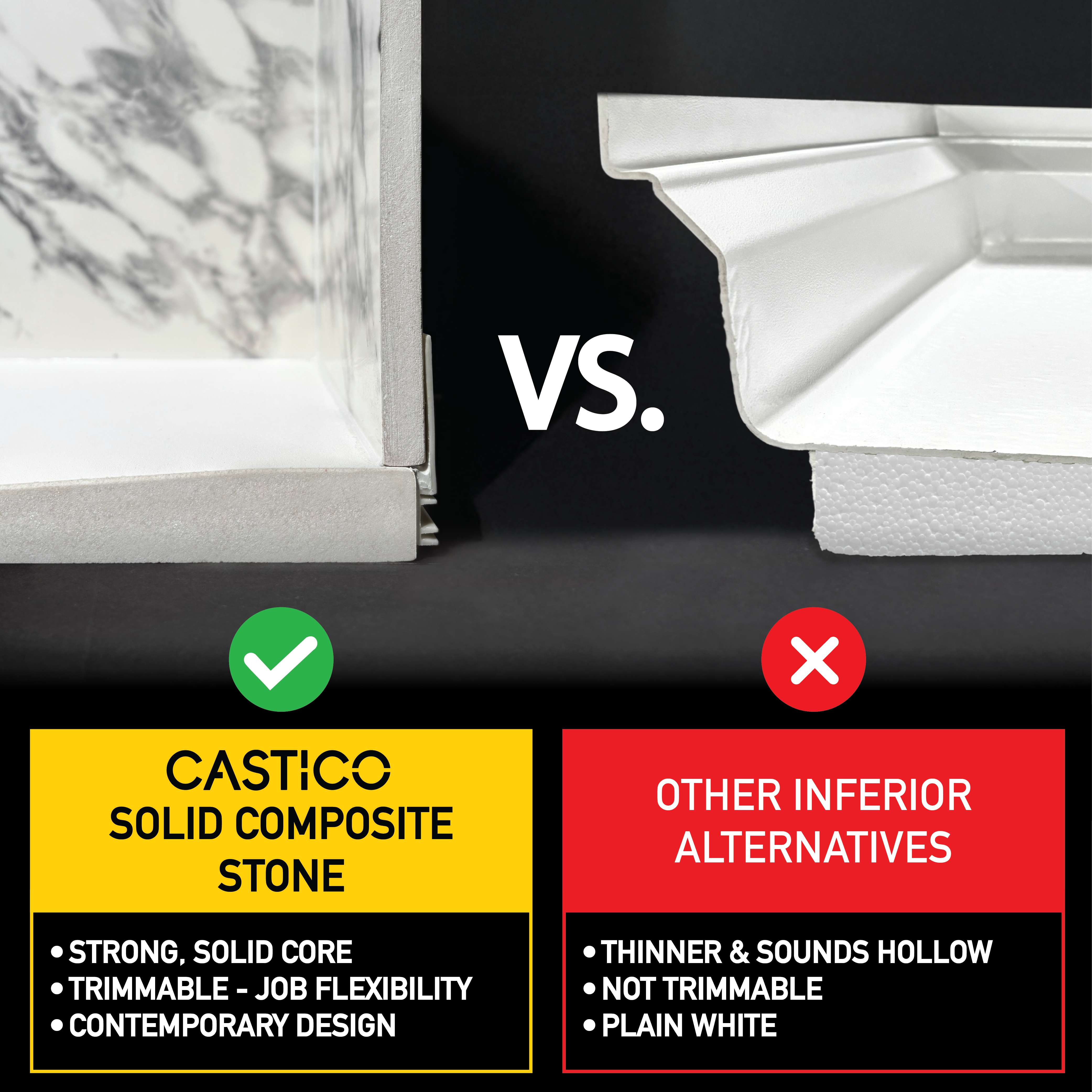 CASTICOvsothermaterials